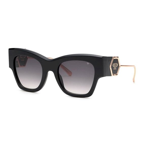 NWT SUNGLASSES PHILIPP PLEIN BLACK GOLD